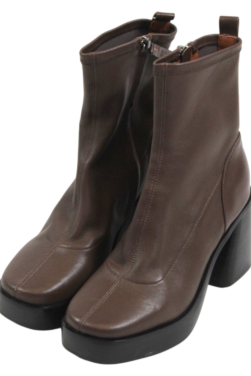 Bronwyn - Faux Leather Ankle Boots