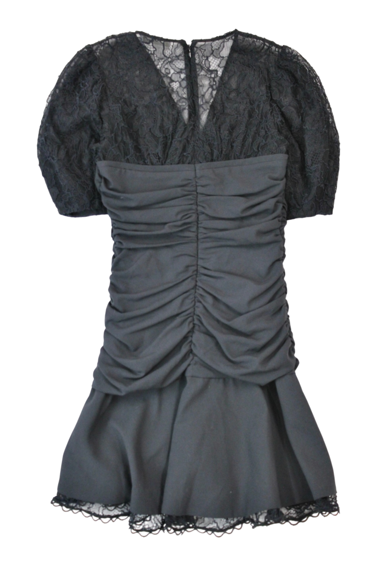 Jonathan Simkhai - Lace & Gather Mini Dress