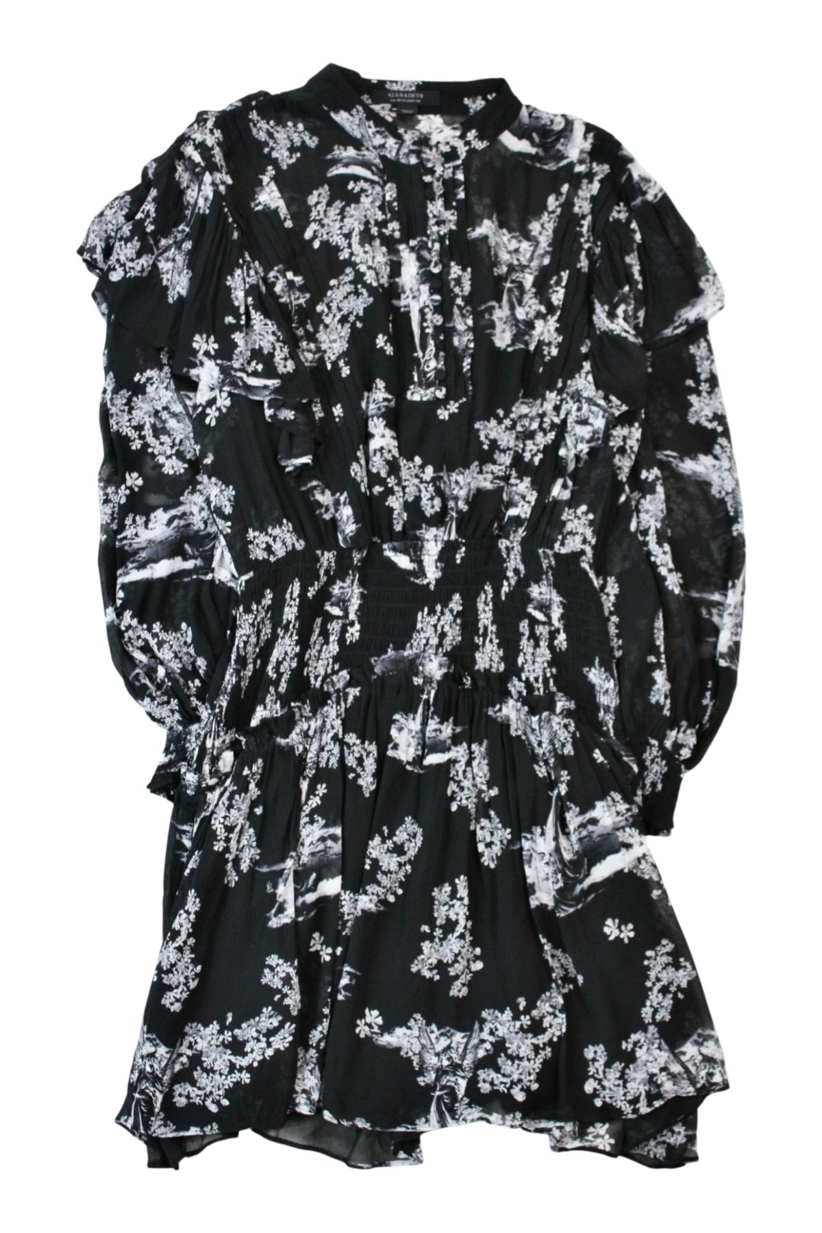 All Saints - Bohemian Chiffon Mini Dress