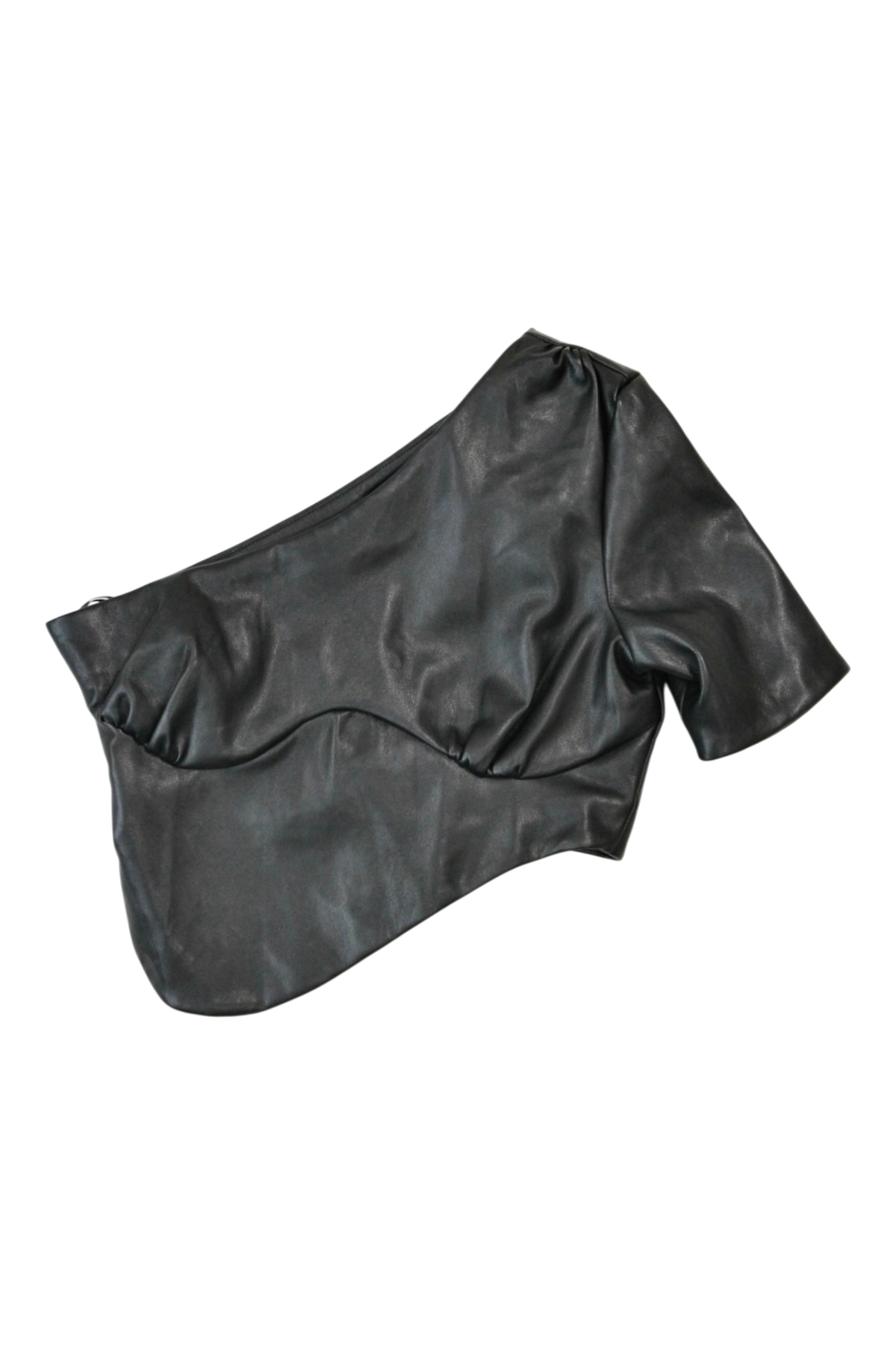 Maniere De Voir - Faux Leather Crop
