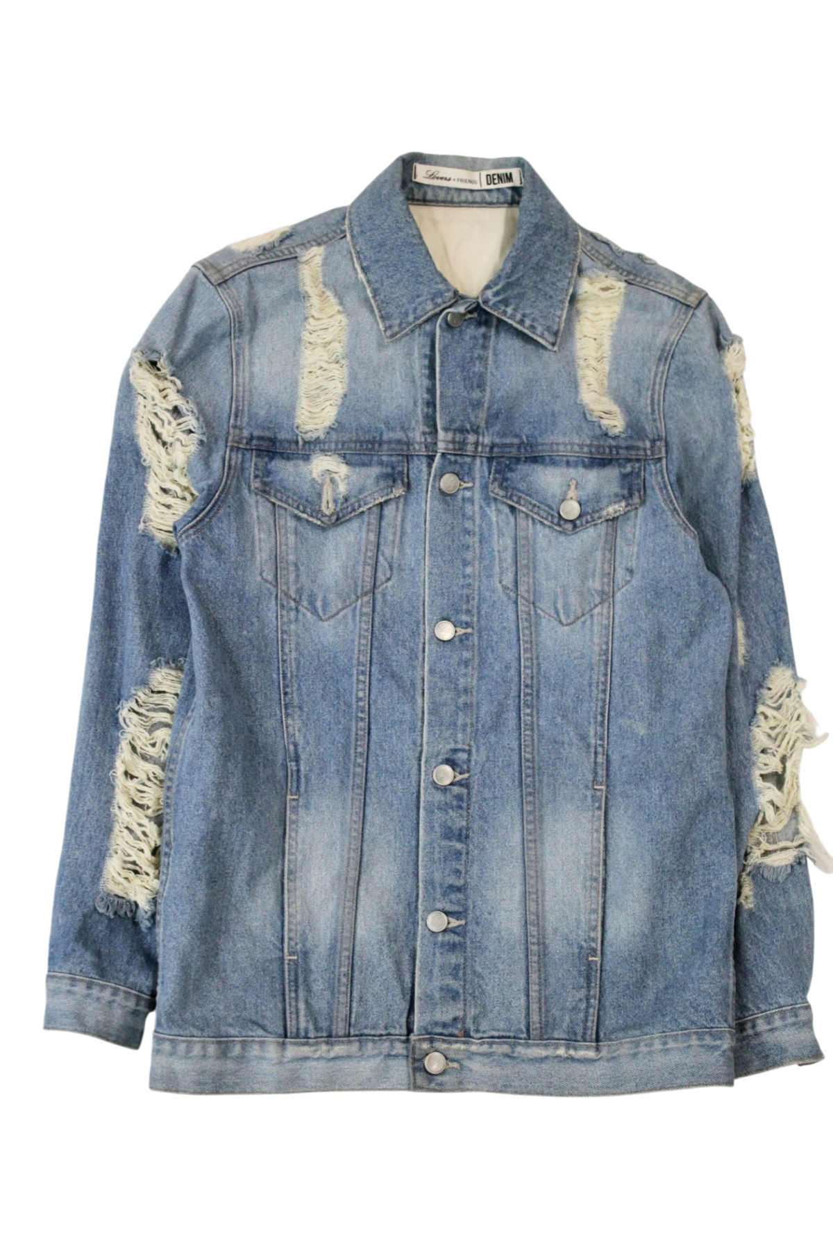 Lovers + Friends - Distressed Denim Jacket