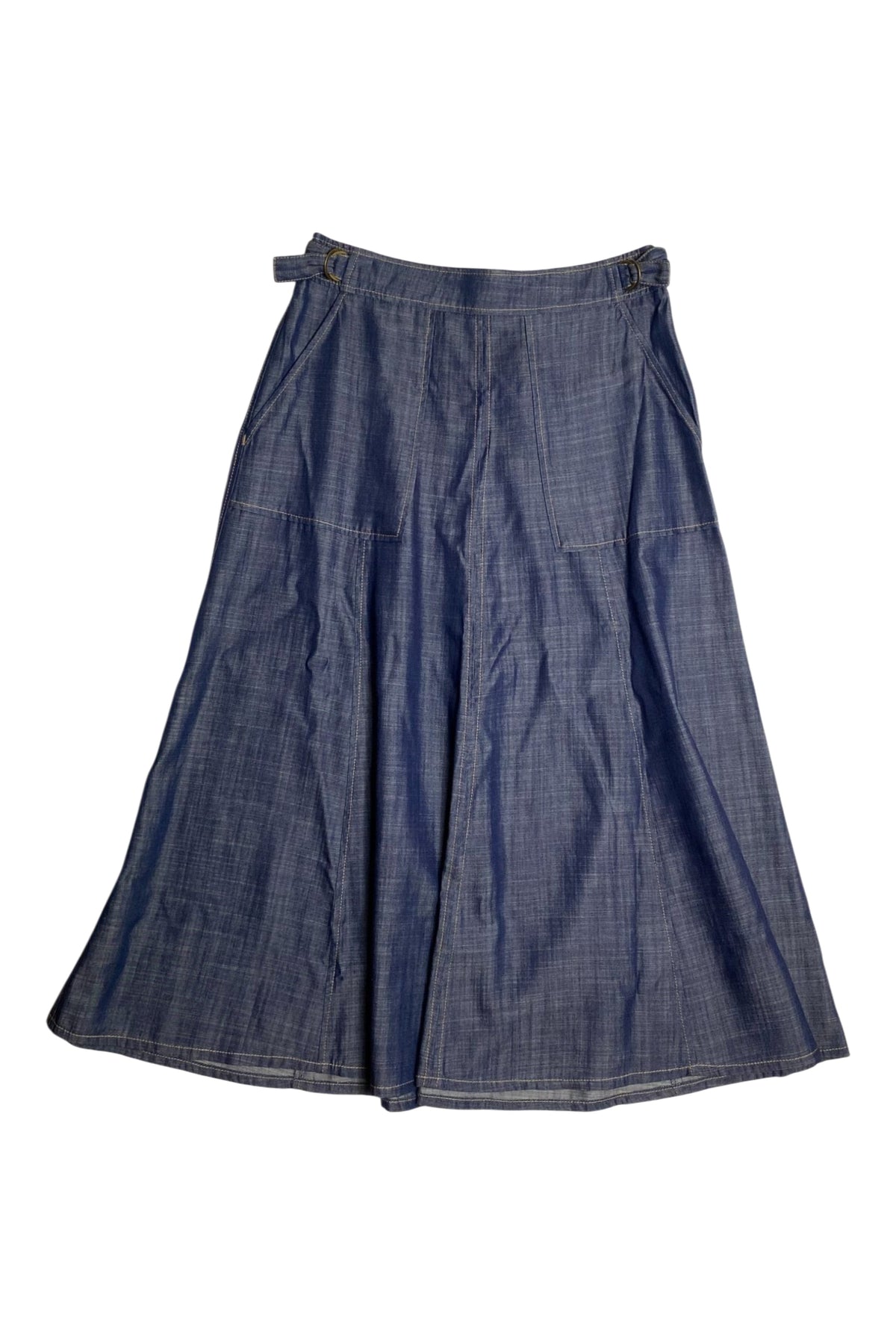 Sylvester - Chambray Midi Skirt