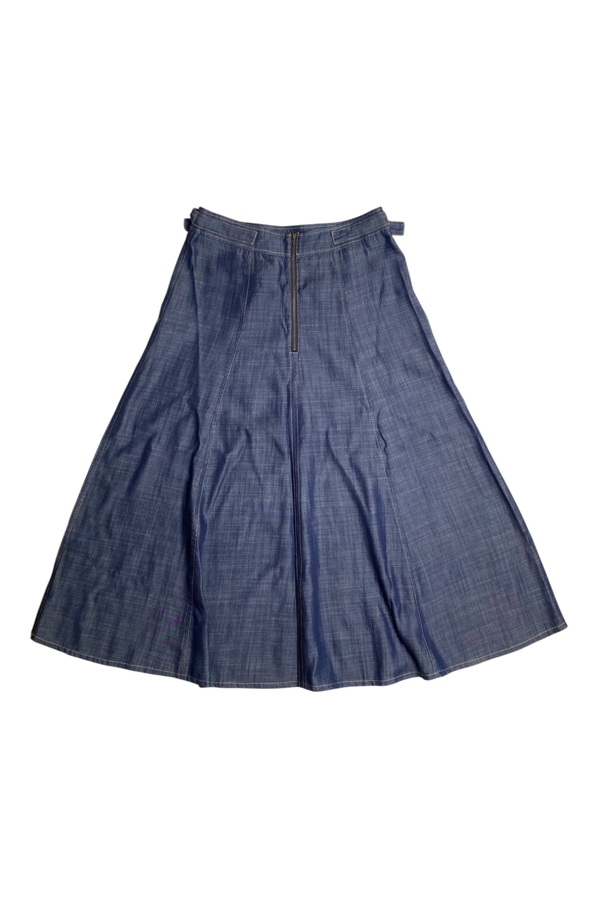 Sylvester - Chambray Midi Skirt