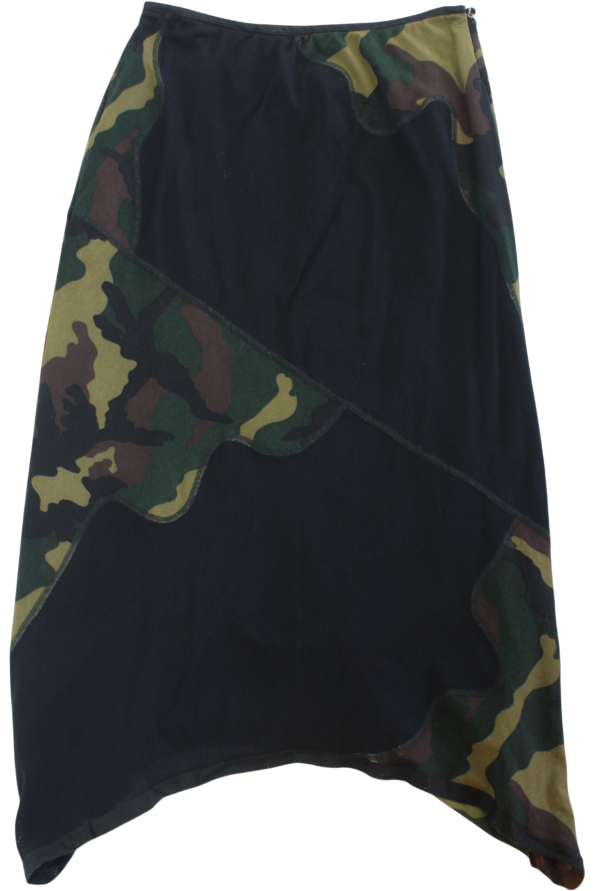 Verge - Vintage Camo Midi Skirt