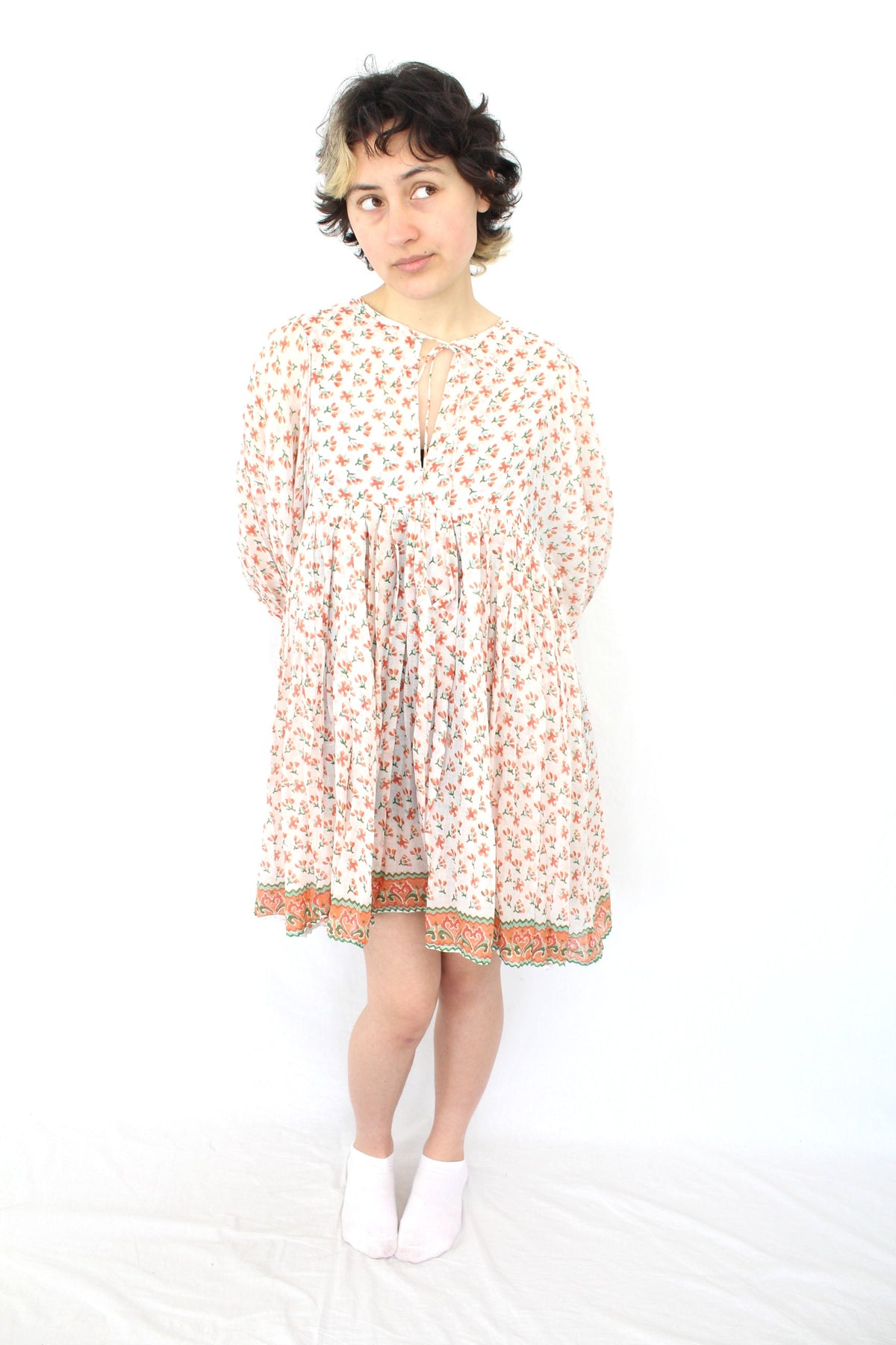 Daughters of India - Floral Mini Dress