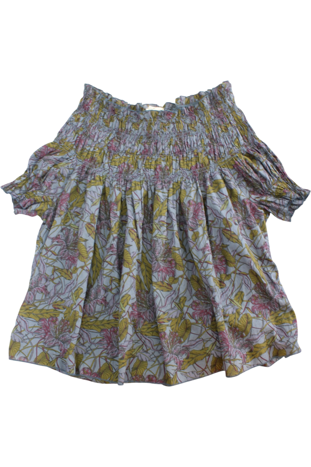 Karen Walker - Shirred Floral Blouse