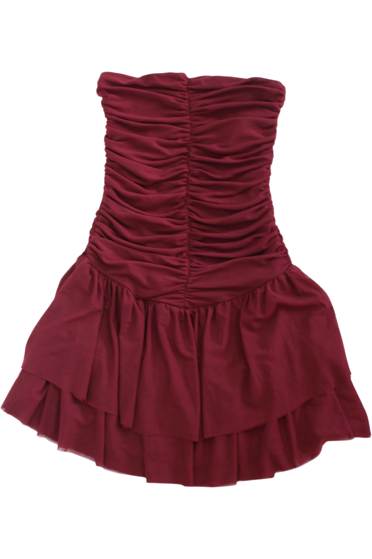 Nia - Gathered Strapless Dress