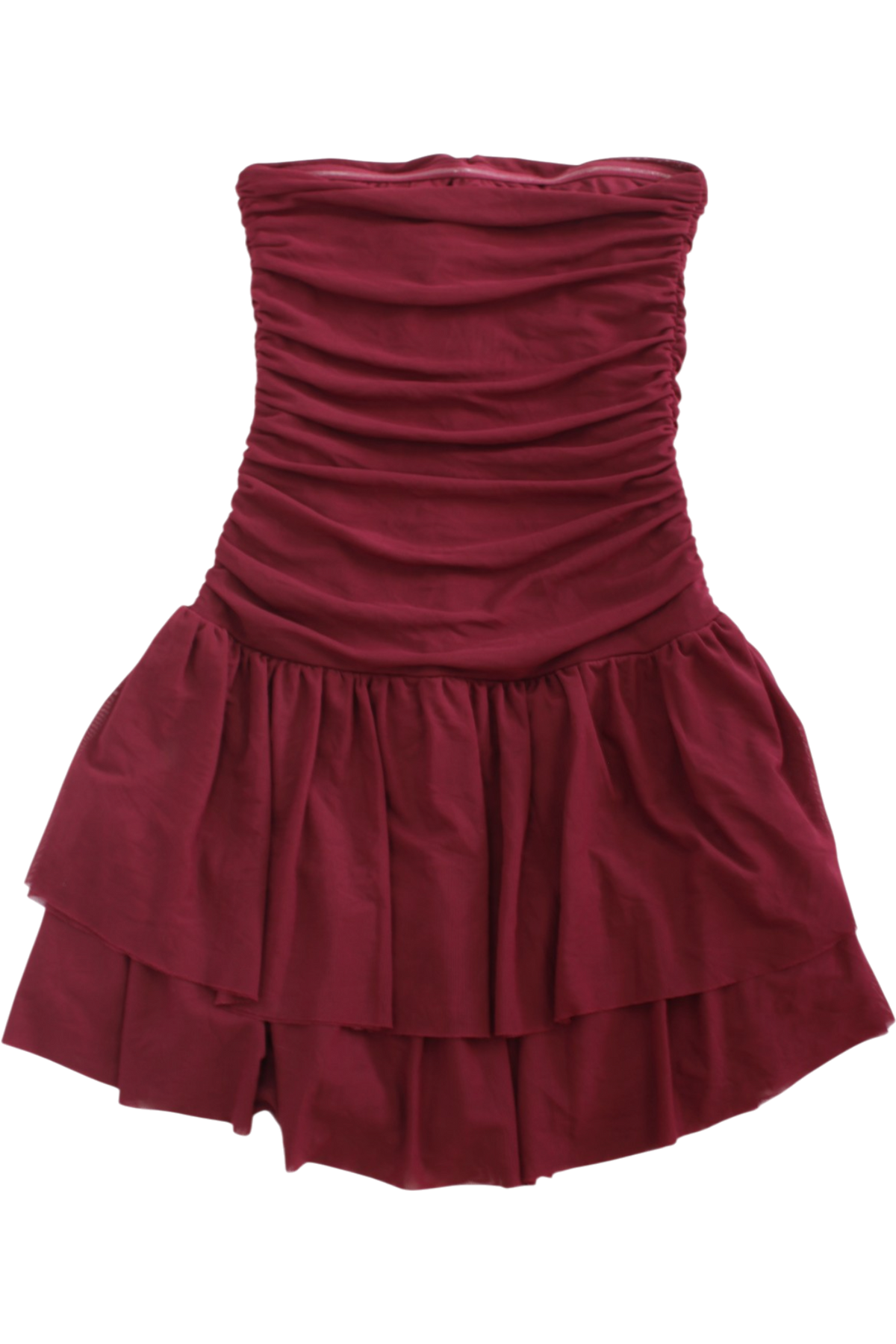 Nia - Gathered Strapless Dress