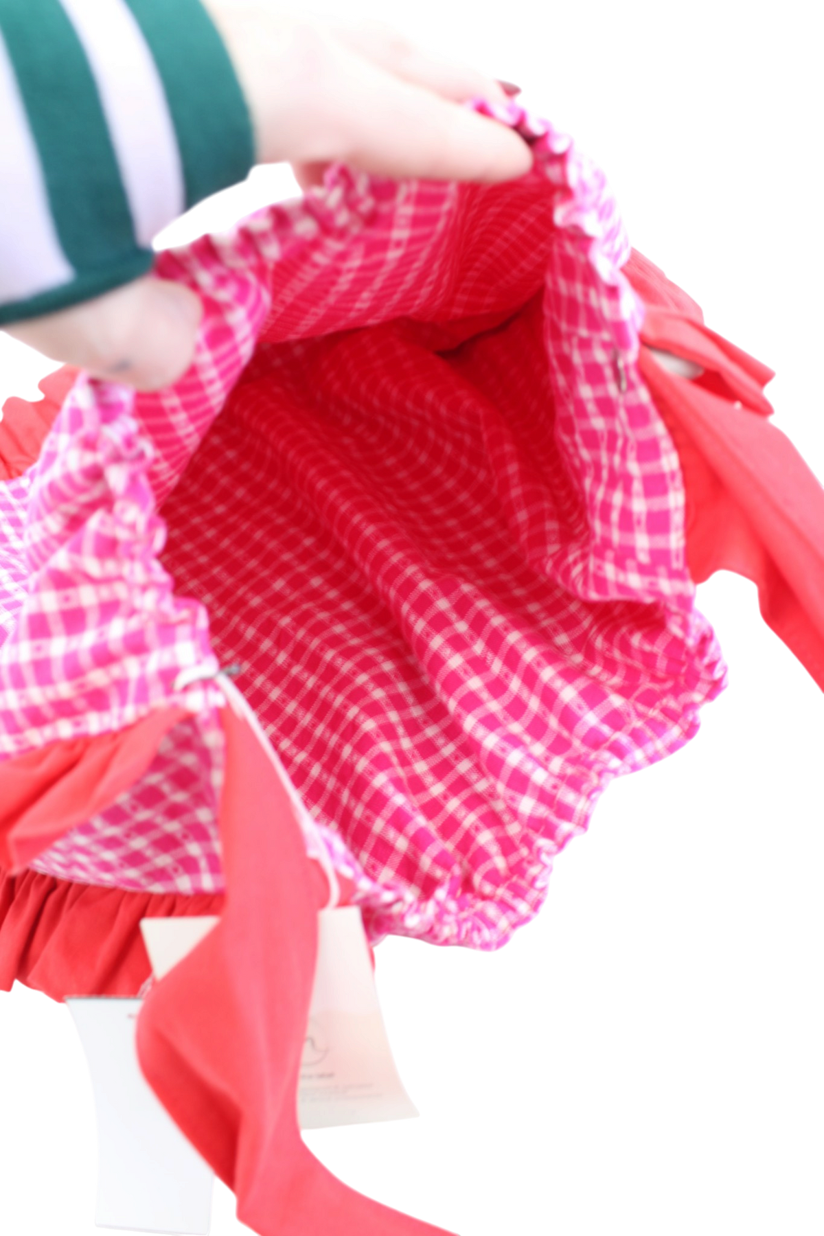 Rebecca O - Gingham Ruffle Bag