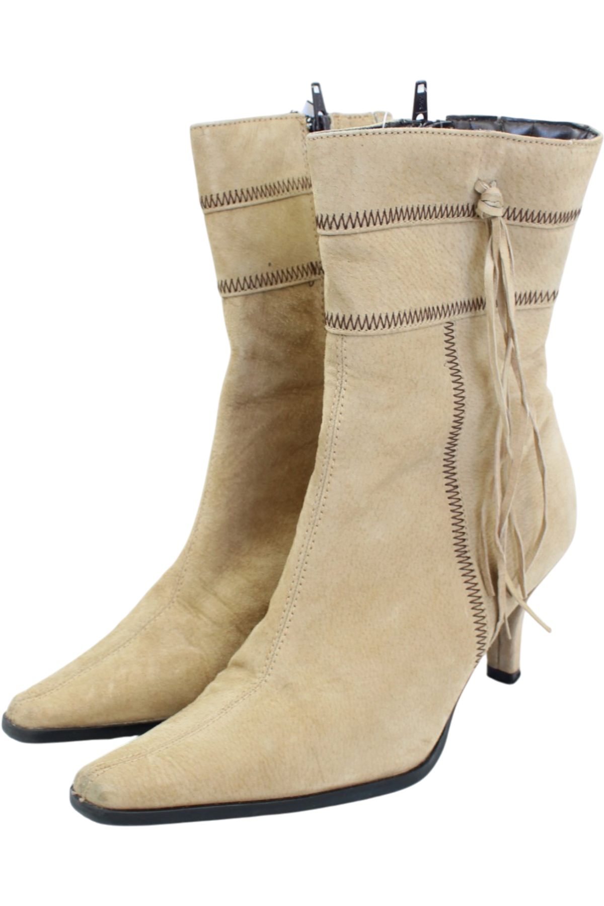 F.A.X. - Vintage Suede Tassel Boots