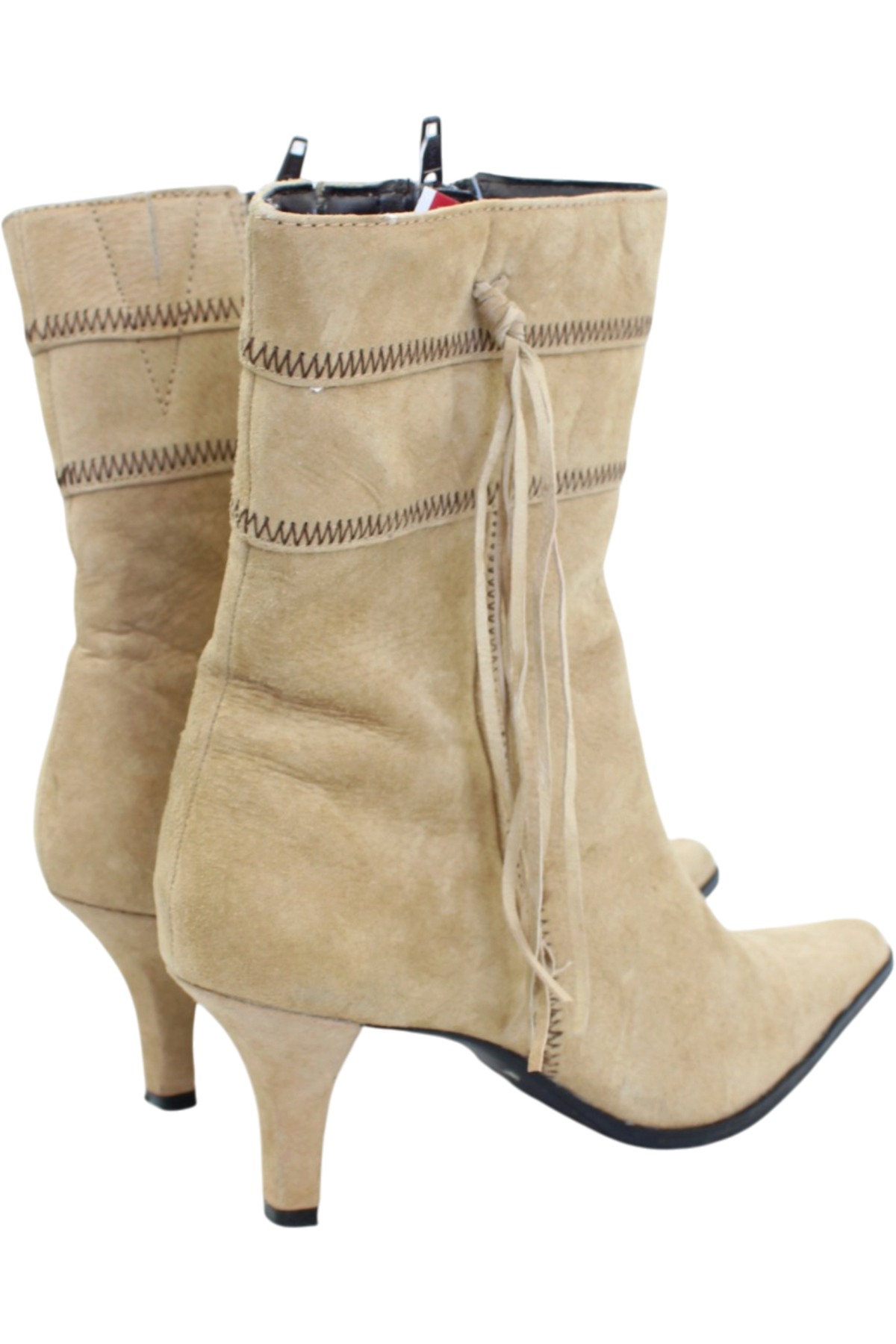 F.A.X. - Vintage Suede Tassel Boots