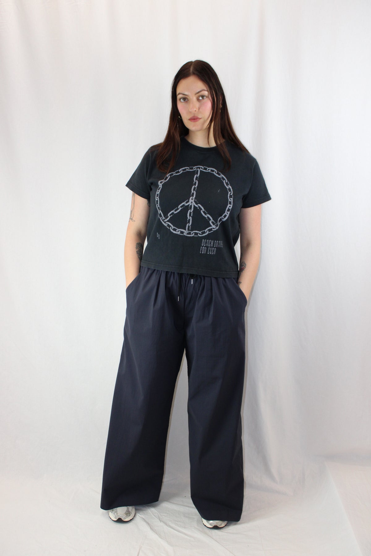 St Agni - Poplin Wide-Leg Pants