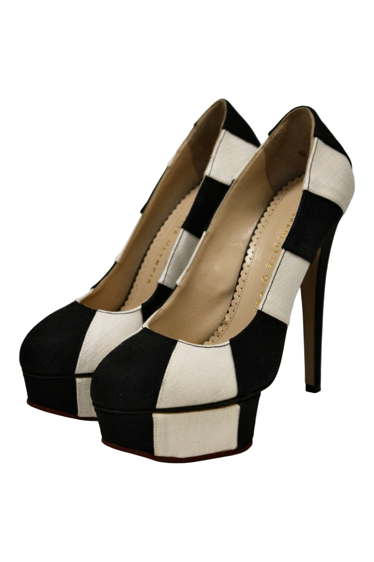 Charlotte Olympia - Stripe Heels