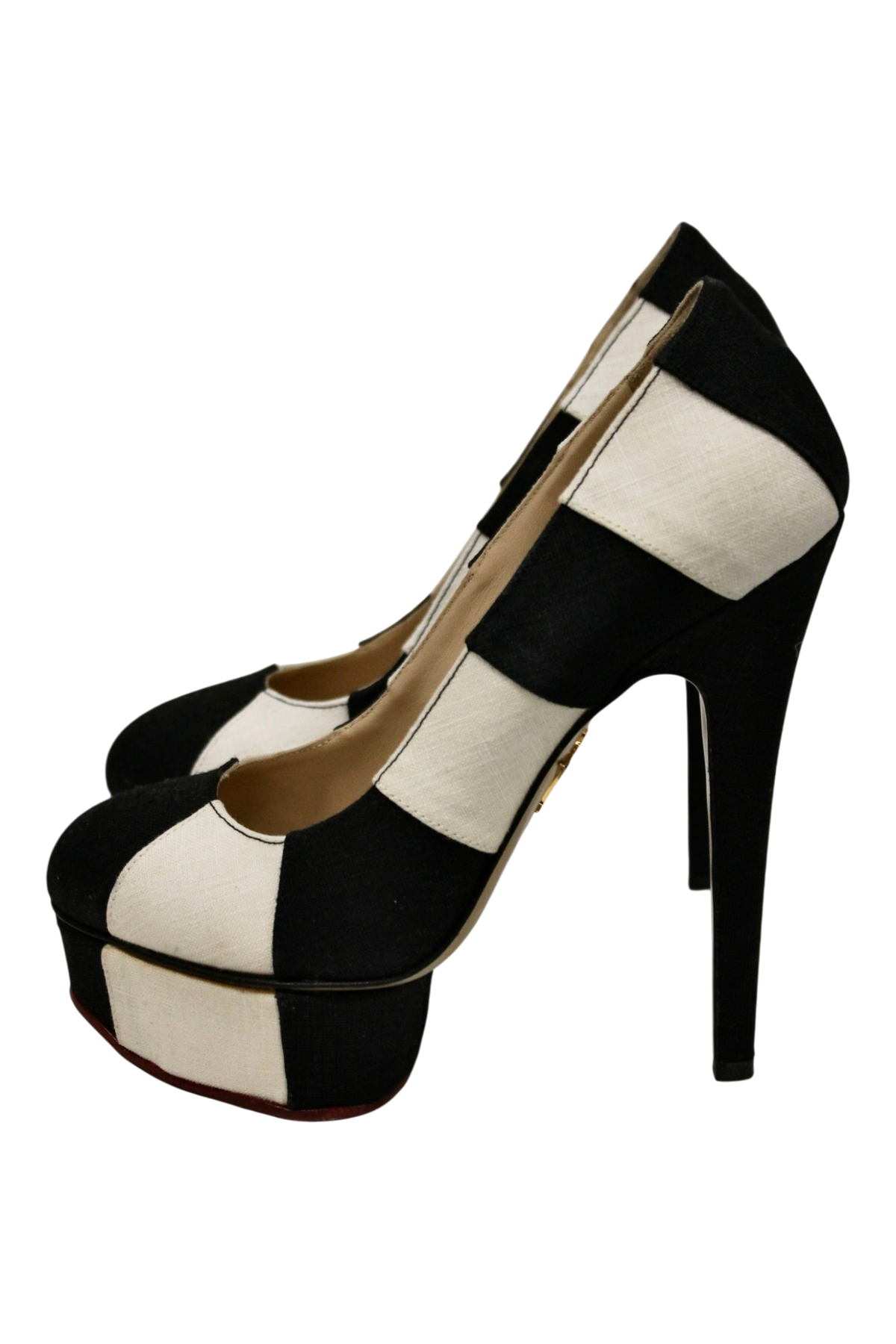 Charlotte Olympia - Stripe Heels