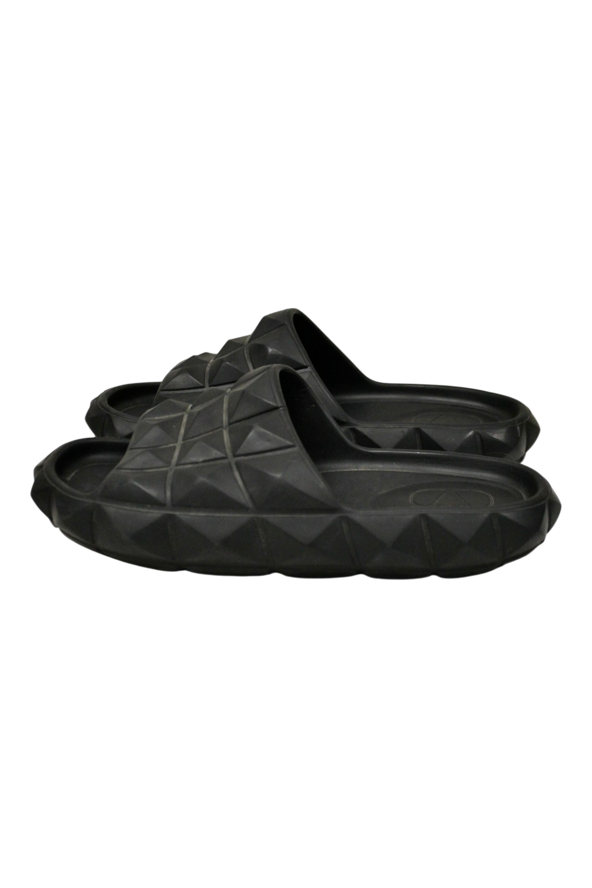 Valentino - Rock-Stud Rubber Slides