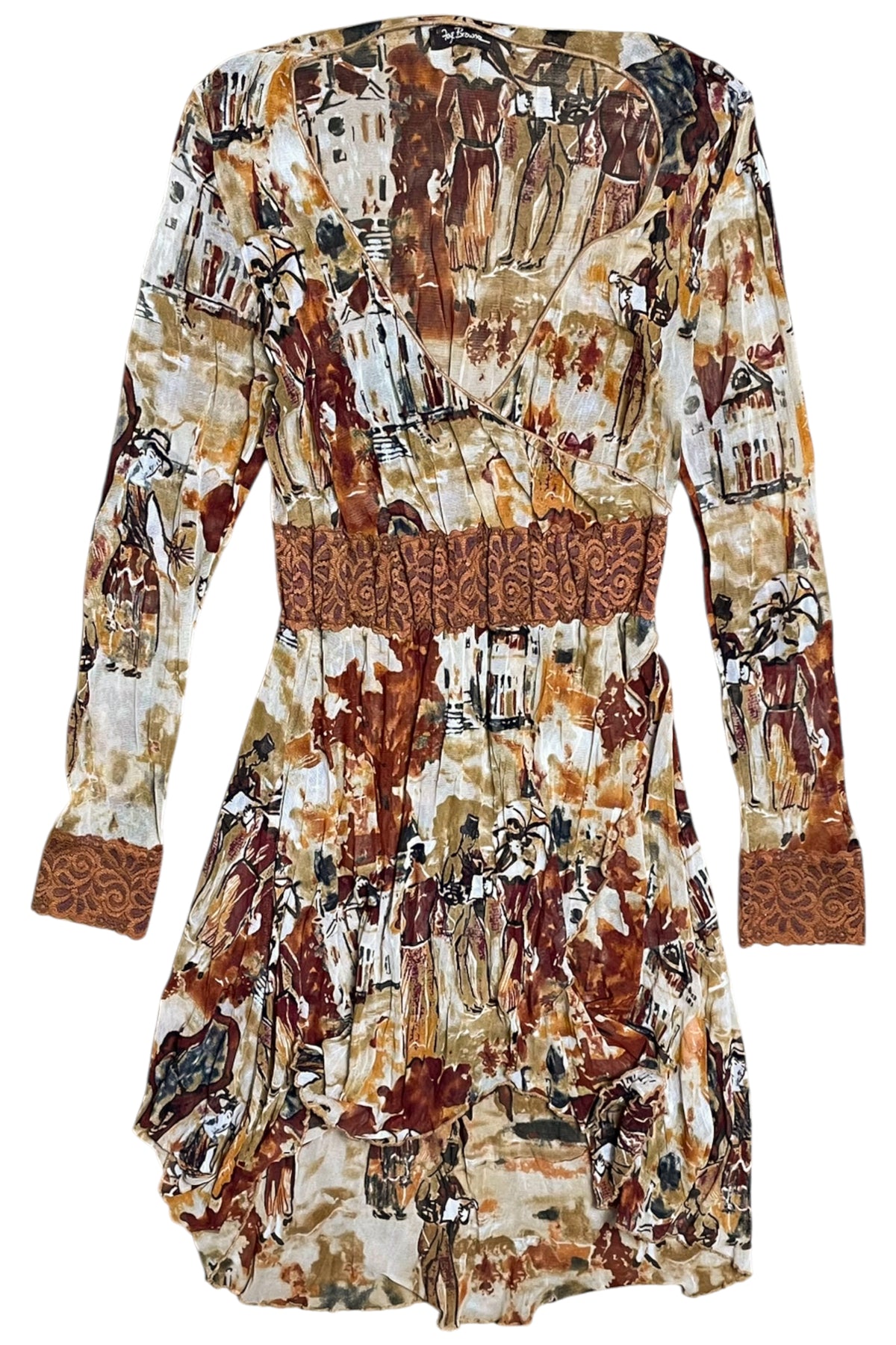 Faye Brown - Mesh & Lace Dress