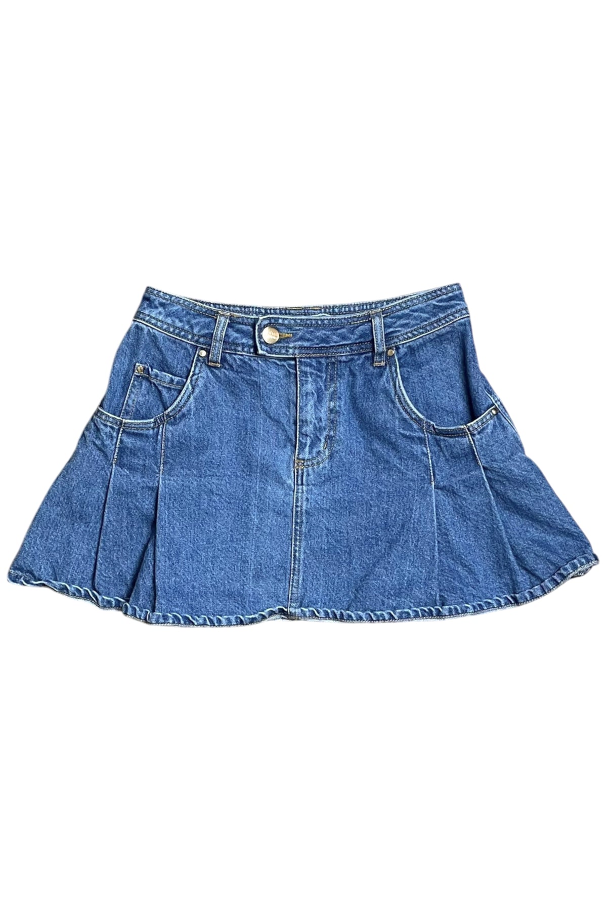 AJE Studio - Denim Mini Skirt