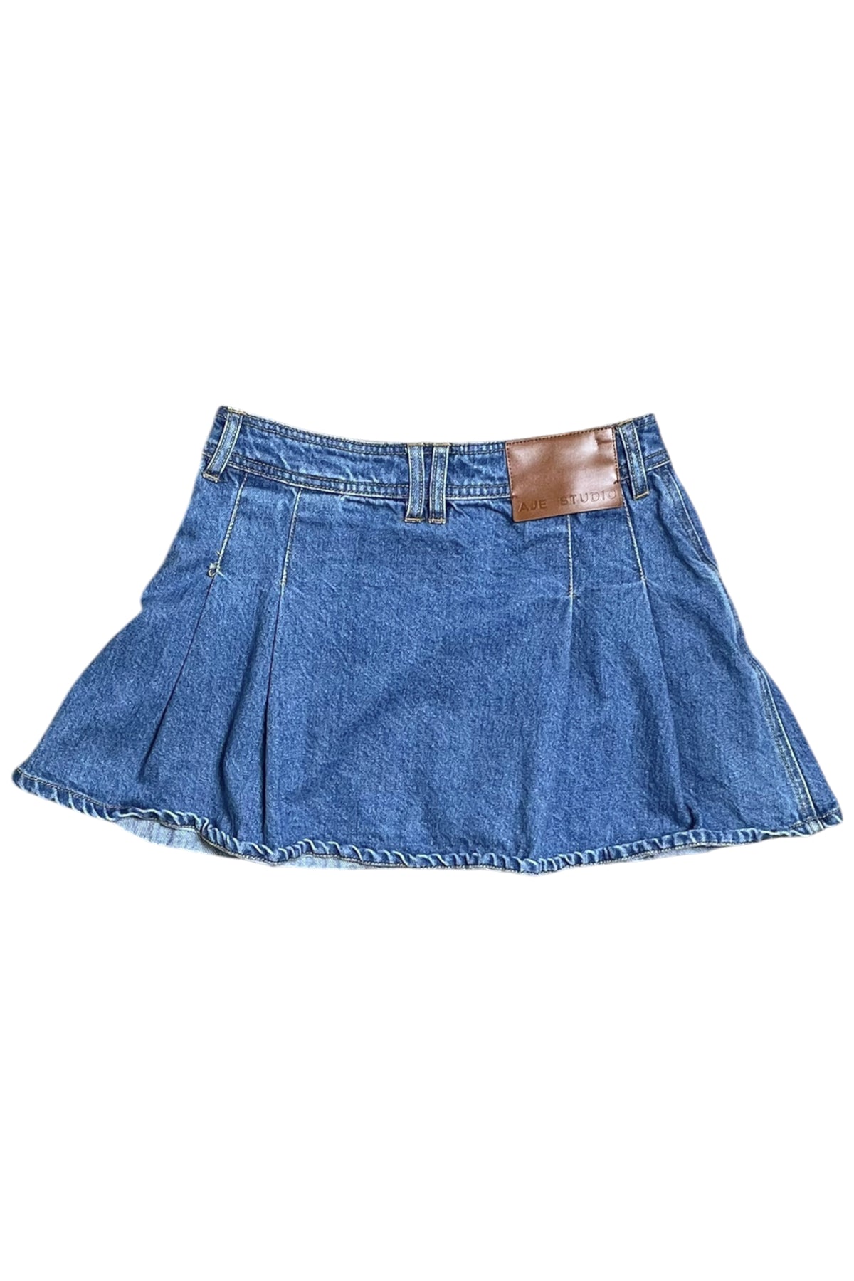 AJE Studio - Denim Mini Skirt