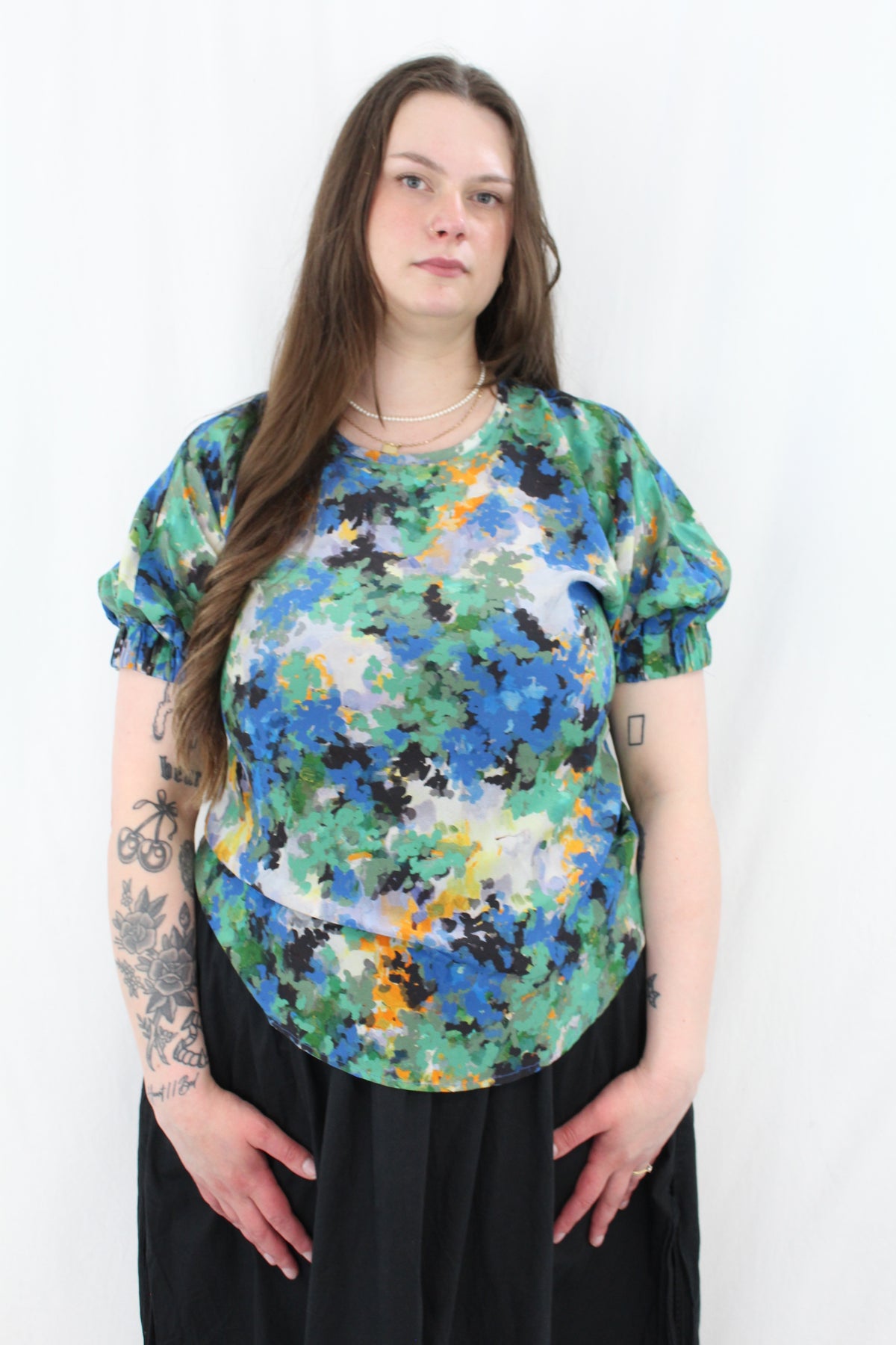 Kate Sylvester - Silk Short Sleeved Top