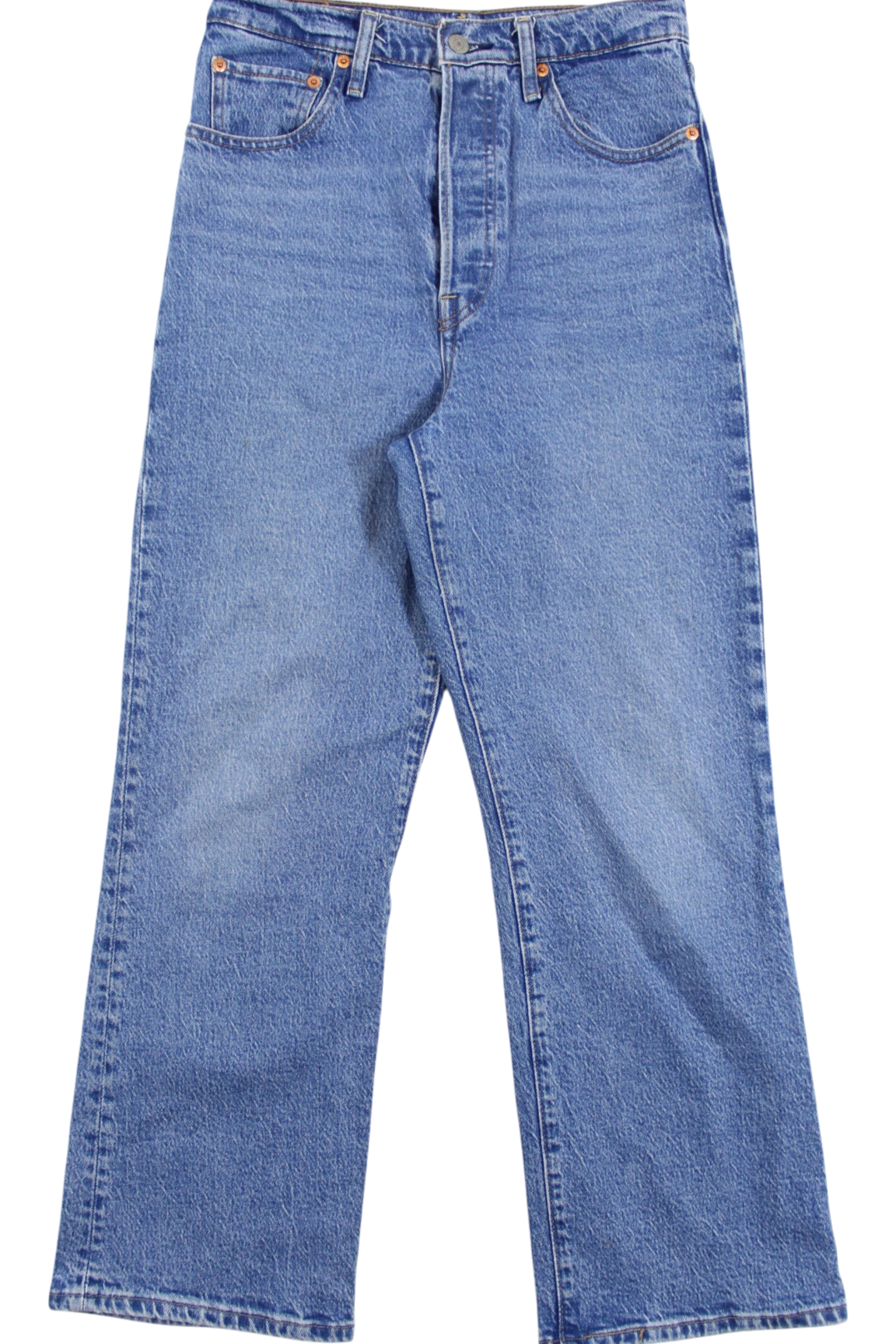 Levis - 'Ribcage Crop Boot' Jeans