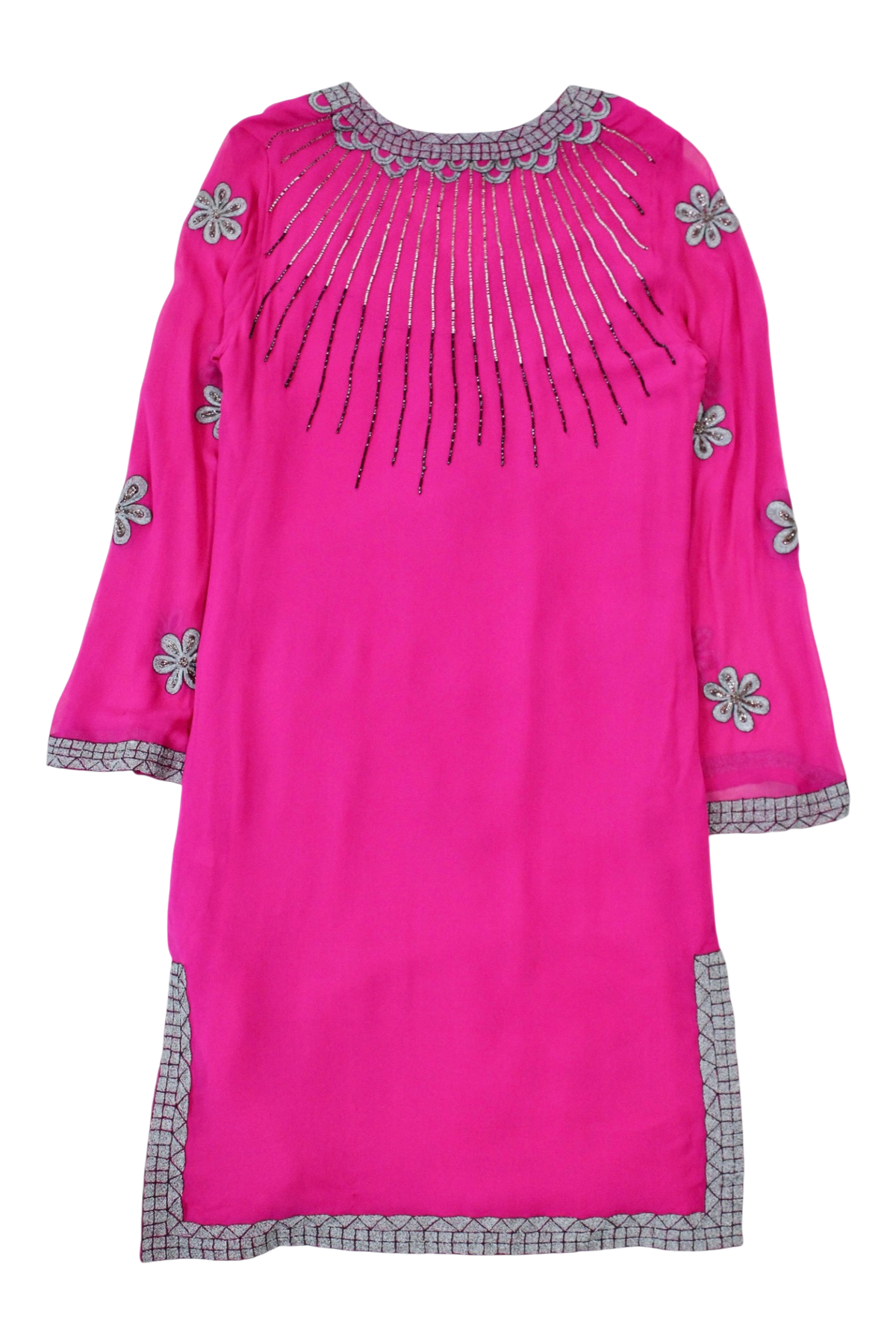 Yvonne Bennetti - Embroidered Silk Tunoc