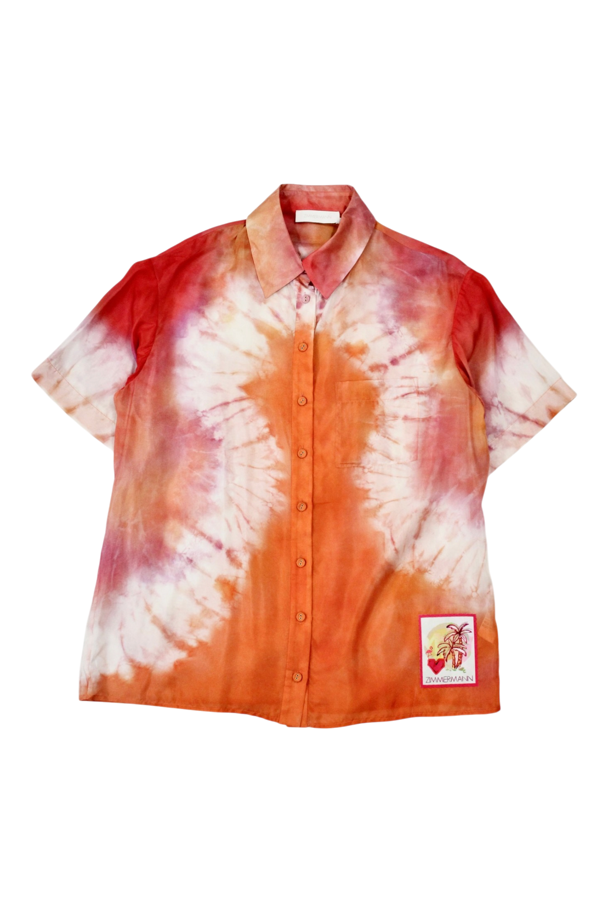Zimmermann - Tie Dye Silk Shirt