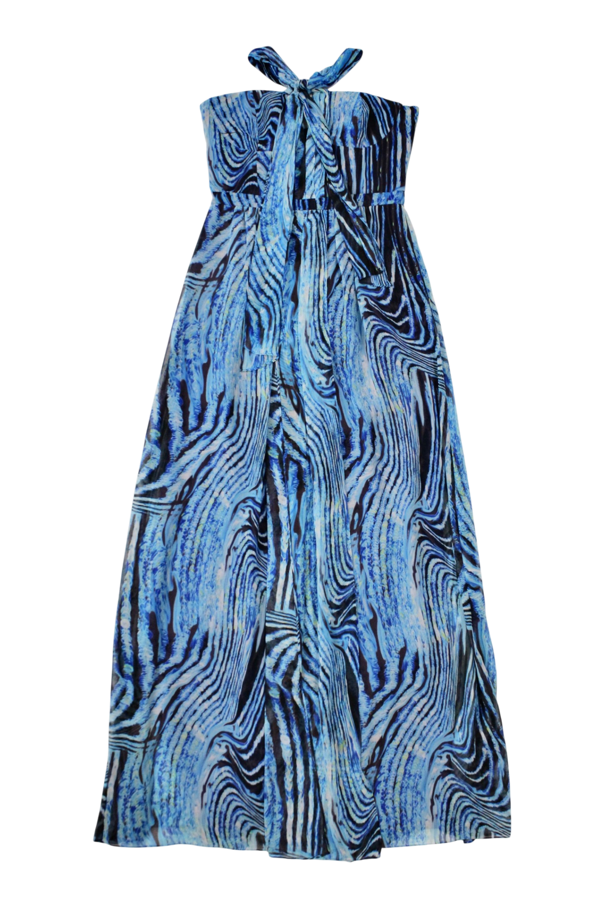 BCBGMAXAZRIA - Swirl Sequin Print Maxi