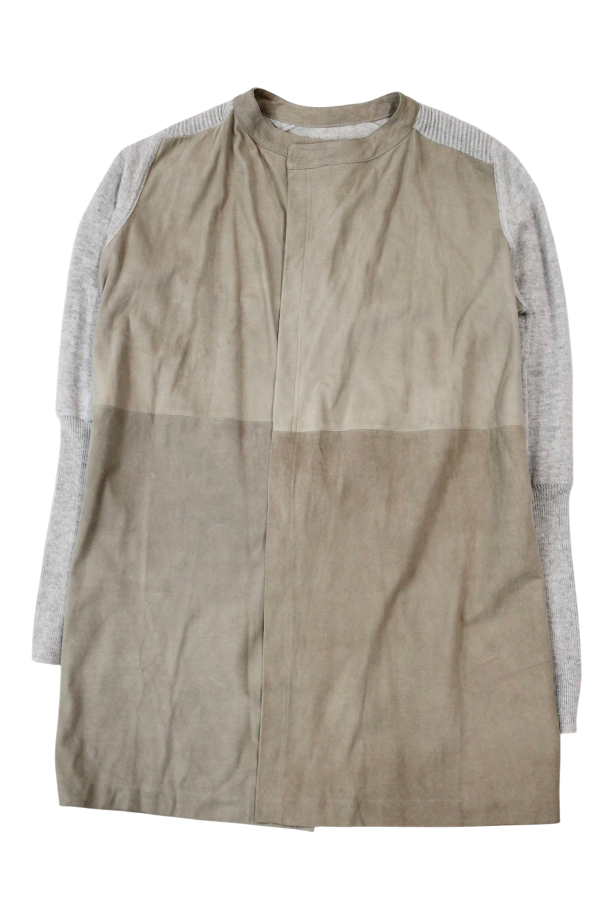 Fine Collection - Cashmere & Leather Cardigan