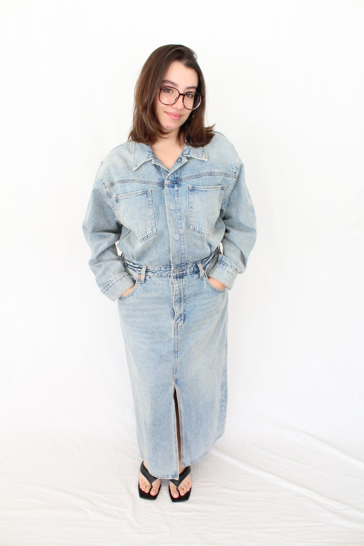 Levi's - Denim Maxi Dress
