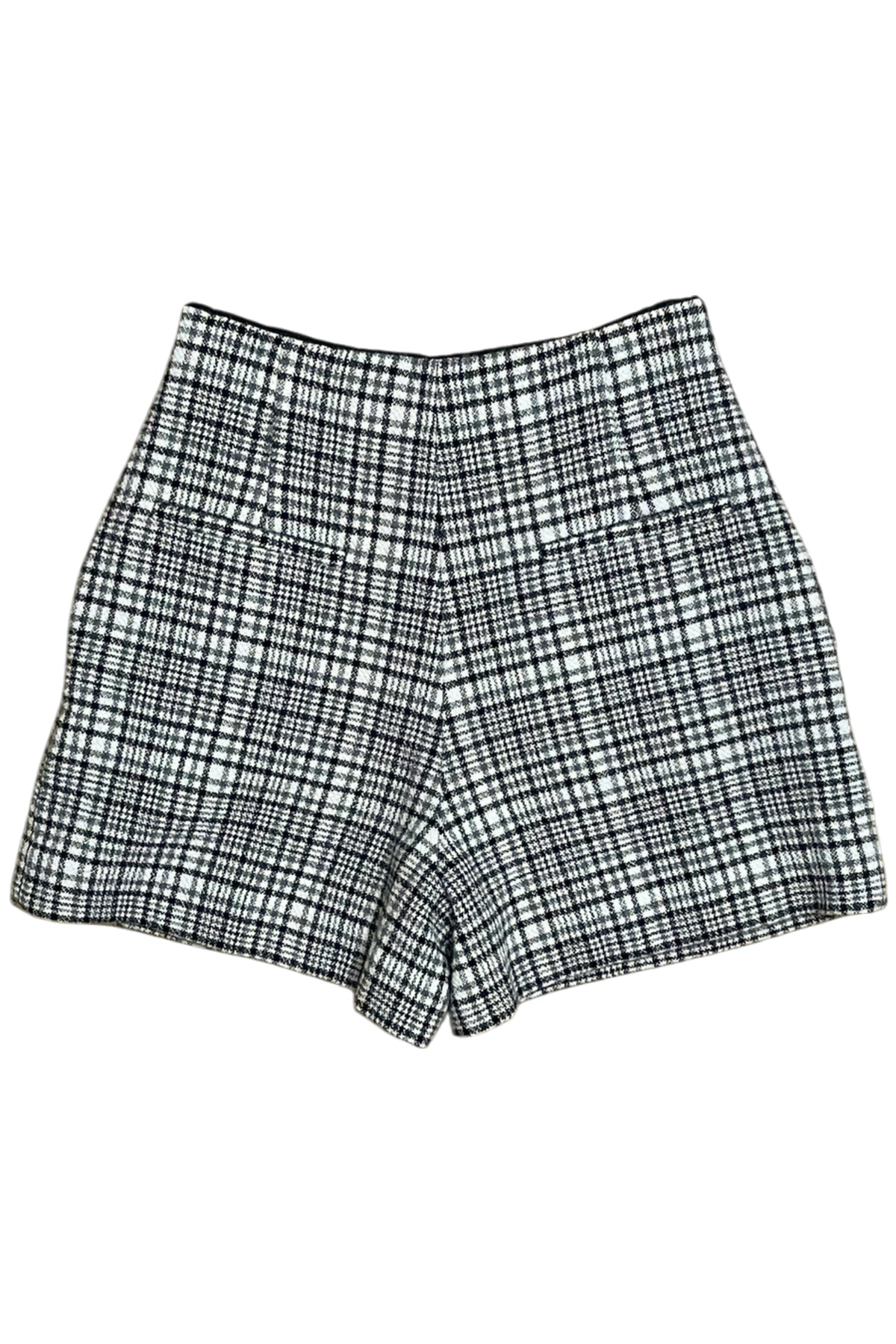Sandro - High Waisted Zip Front Short
