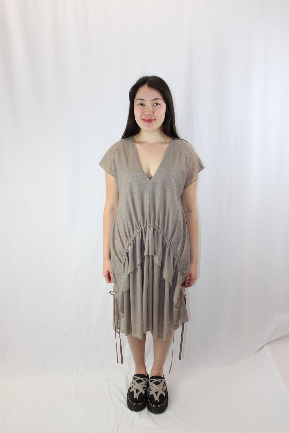 Zara - Ruched Mini Dress