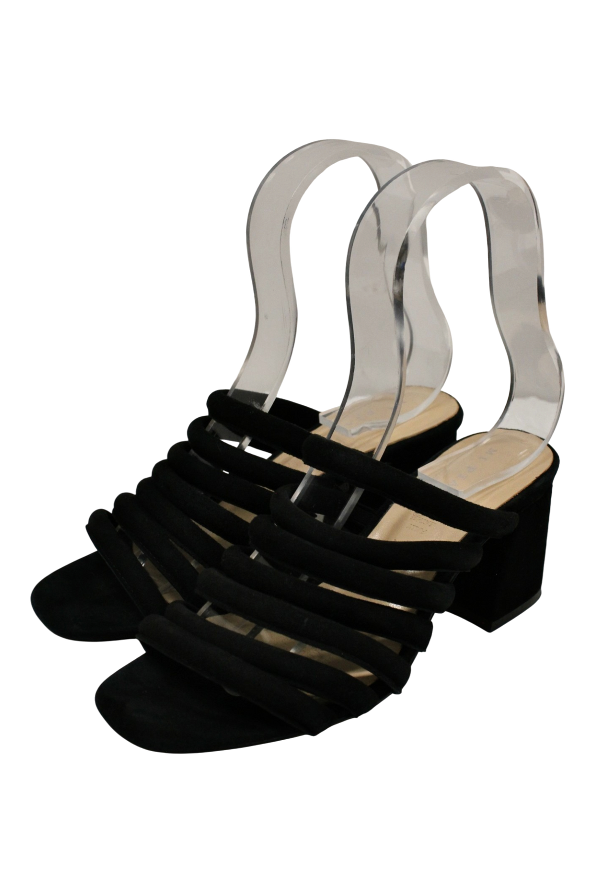 Mi Piaci - Suede Multi-Strap Heels