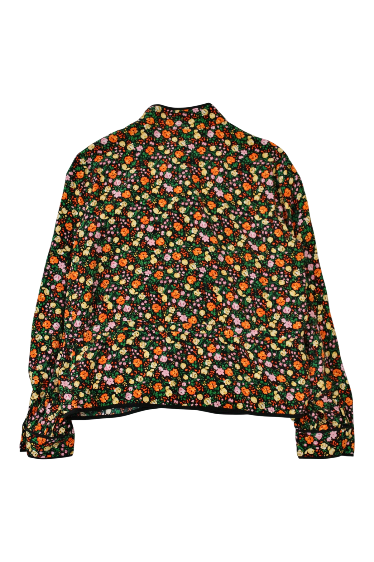 Ganni - Floral Silk Blouse