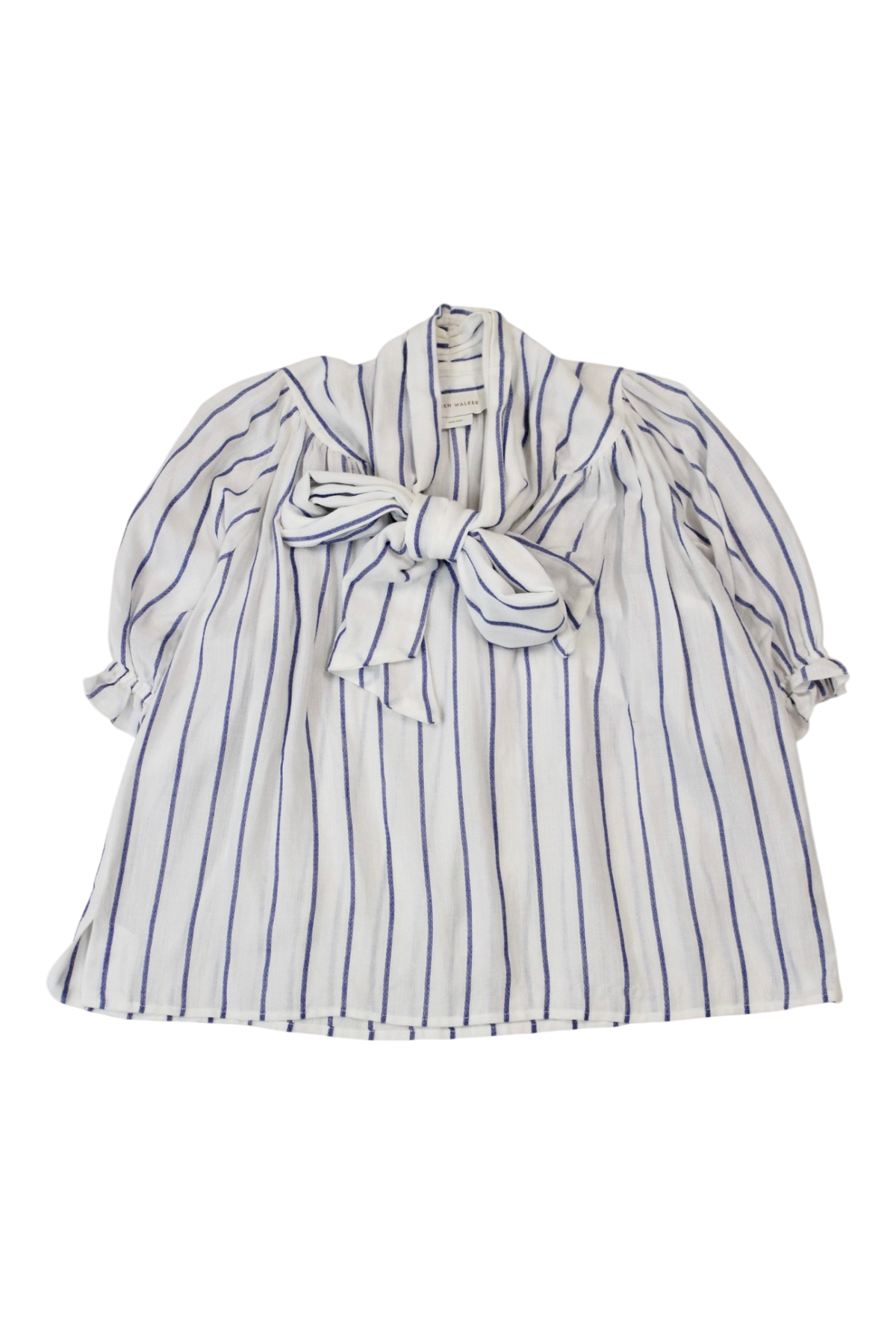 Karen Walker - Blue Stripe Blouse