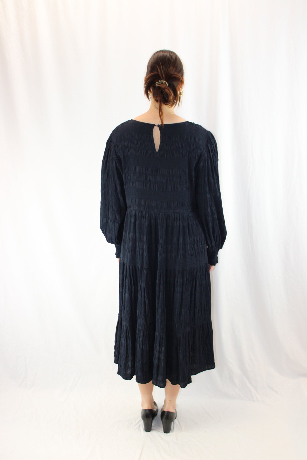 Seeking Lola - Shirred Midi Dress