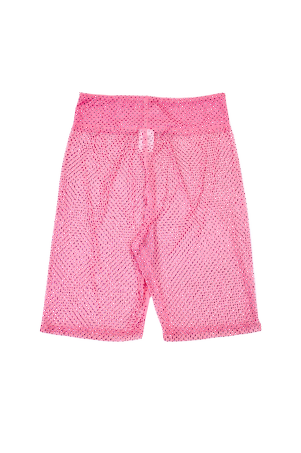 Pink Diamonte Shorts