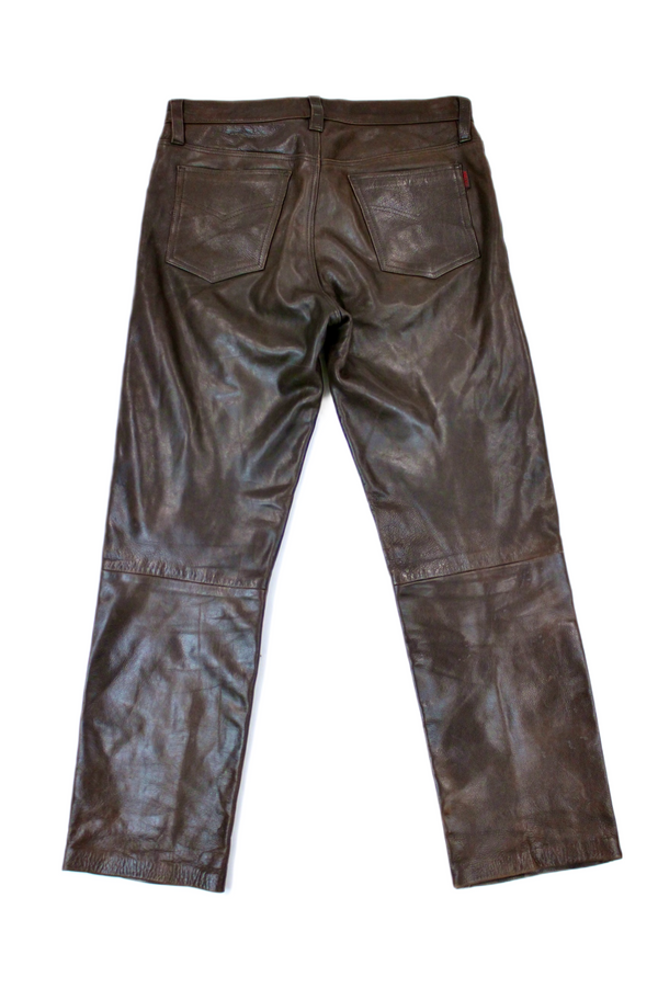Vintage Genuine Leather Pants