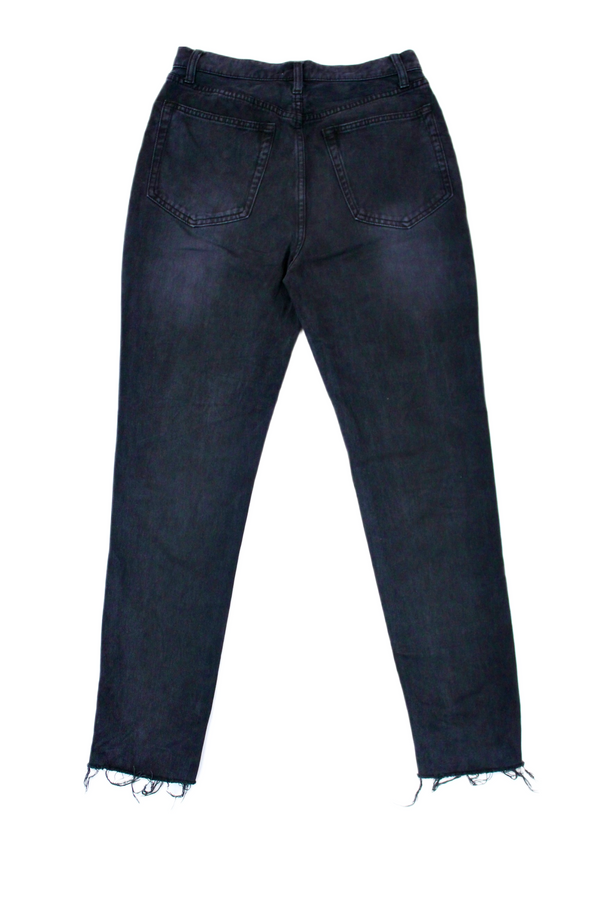 We Wore What - Exposed Button Fly Jeans