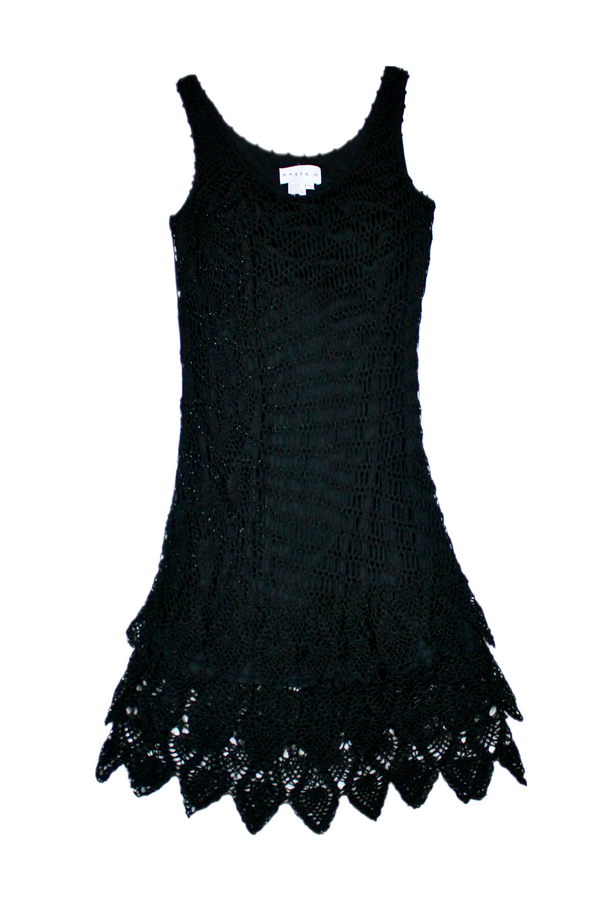 Sparkly Crochet Midi Dress