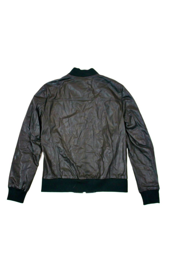 John Richmond - Checkered Leather Jacket