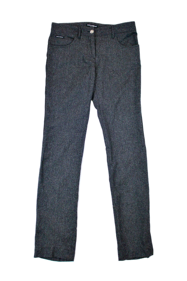 Dolce & Gabbana - Tweed Pants