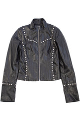 I Am Gia - Studded Leather Jacket