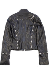 I Am Gia - Studded Leather Jacket