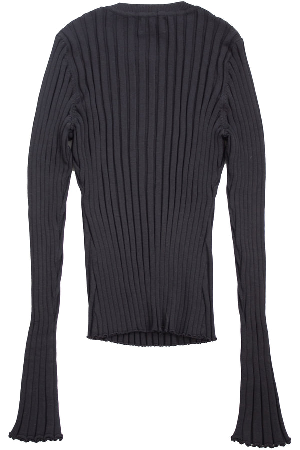 Dissh - Ribbed Long Sleeve Top