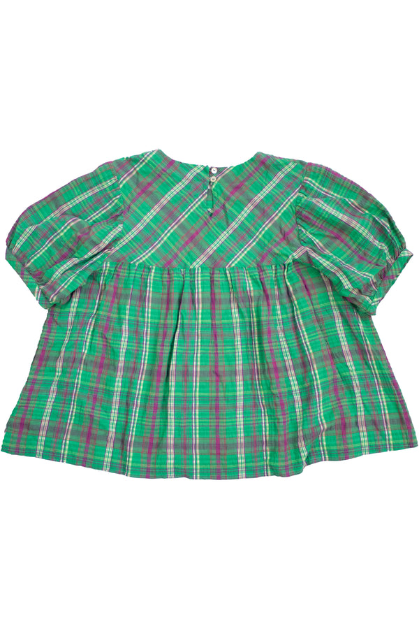 twenty-seven names - Plaid Short Sleeve Top