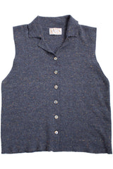 Tricot Knits - Button Up Knit Vest