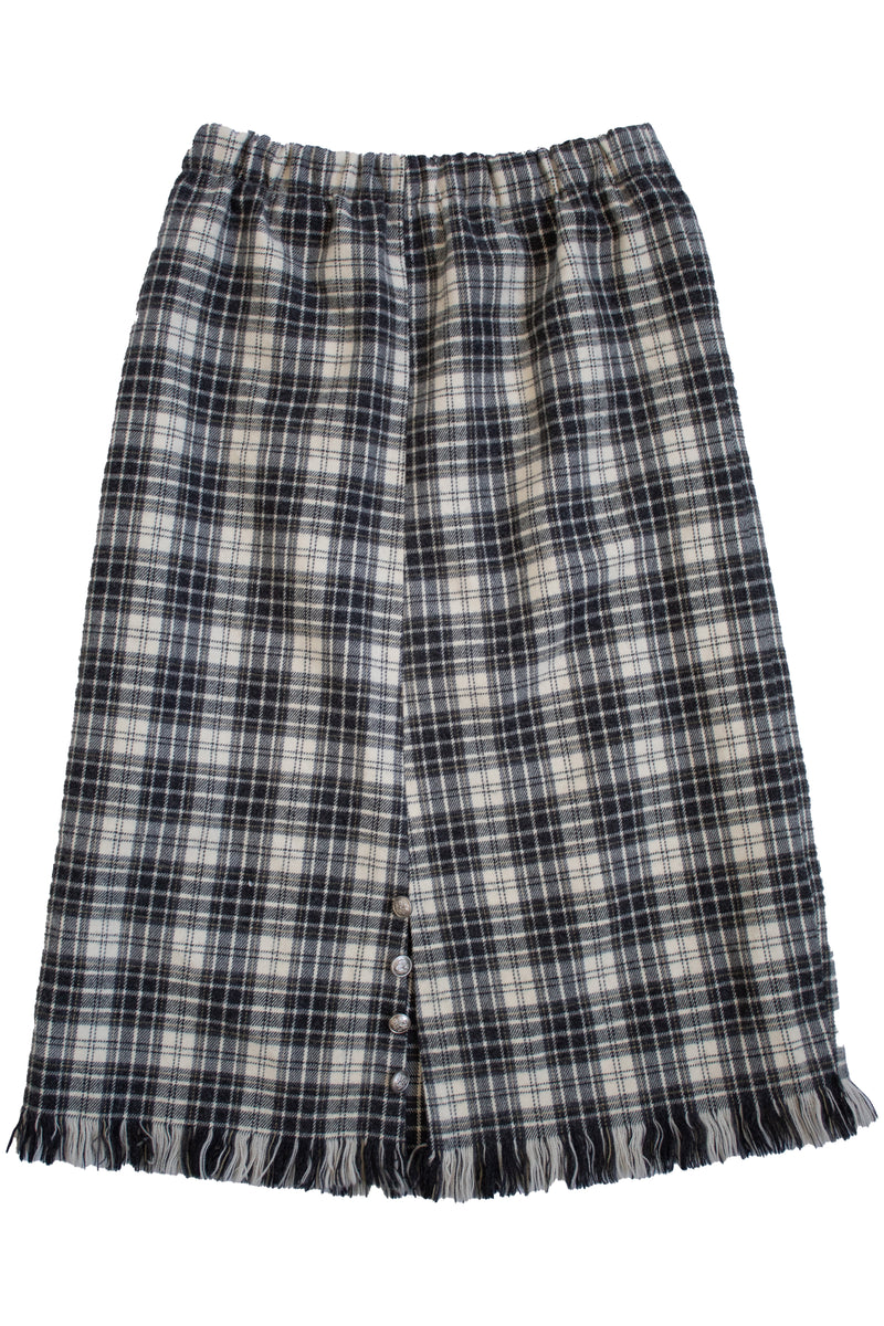 No Label - Plaid Midi Skirt