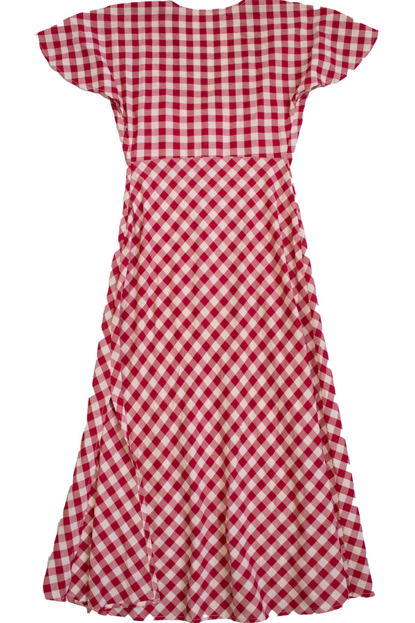 Ruby - Gingham Maxi Dress