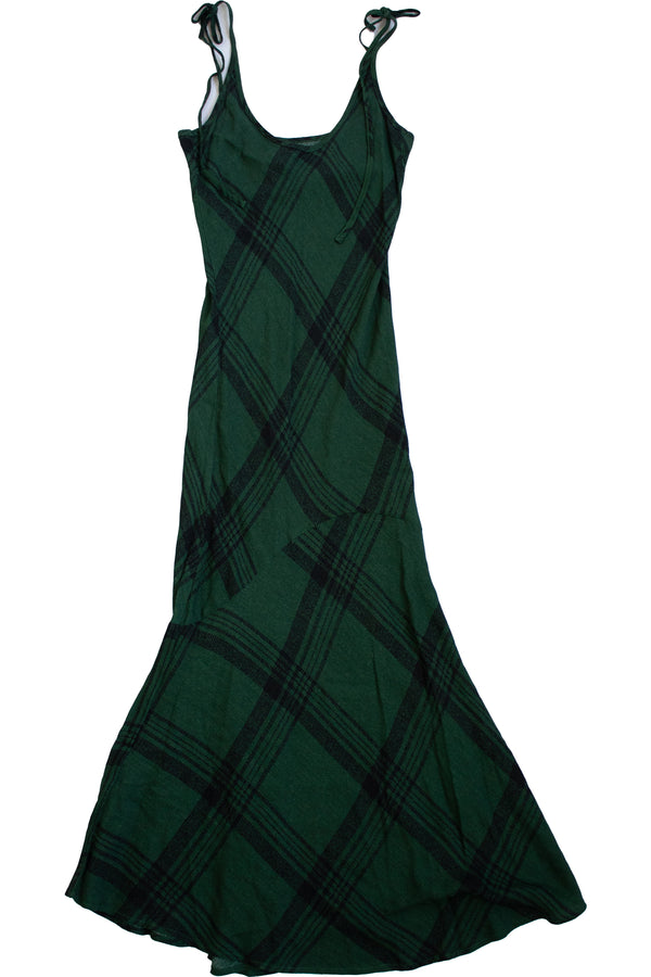 Lonely - Plaid Maxi Dress