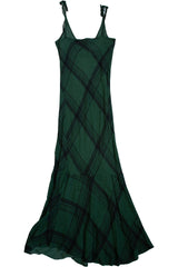 Lonely - Plaid Maxi Dress